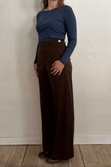 Weekend Doll High Waist Wide Leg Trousers