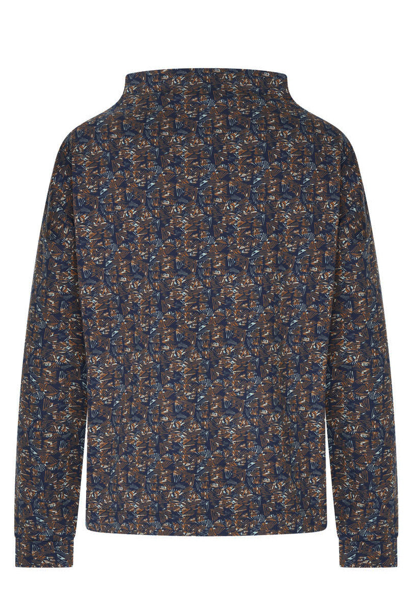 Zilch Top Turtleneck Scribble