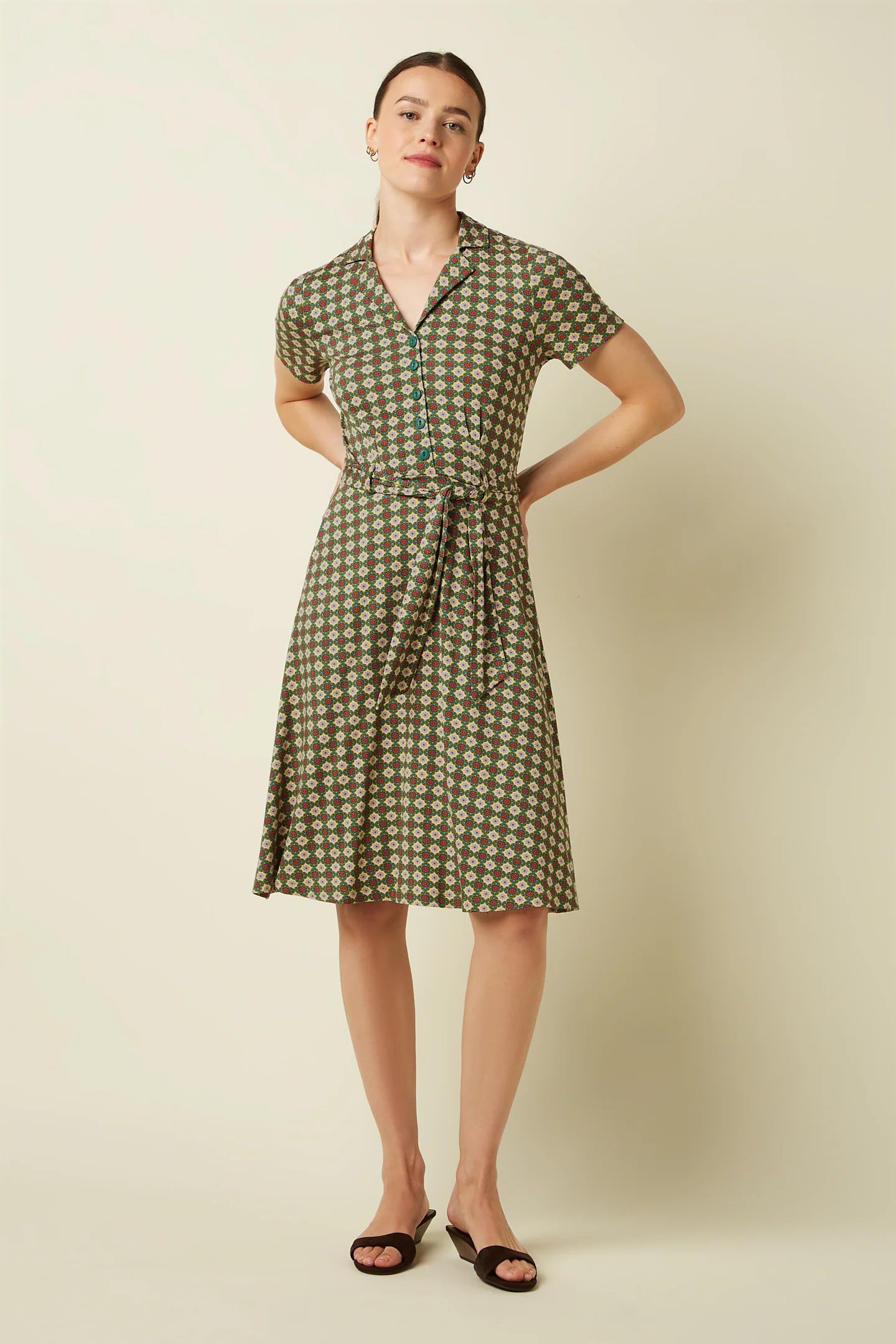 King Louie Sheeva Dress Jade