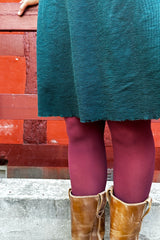 Blusbar A-Line Dress Denim #farve_bottle-green