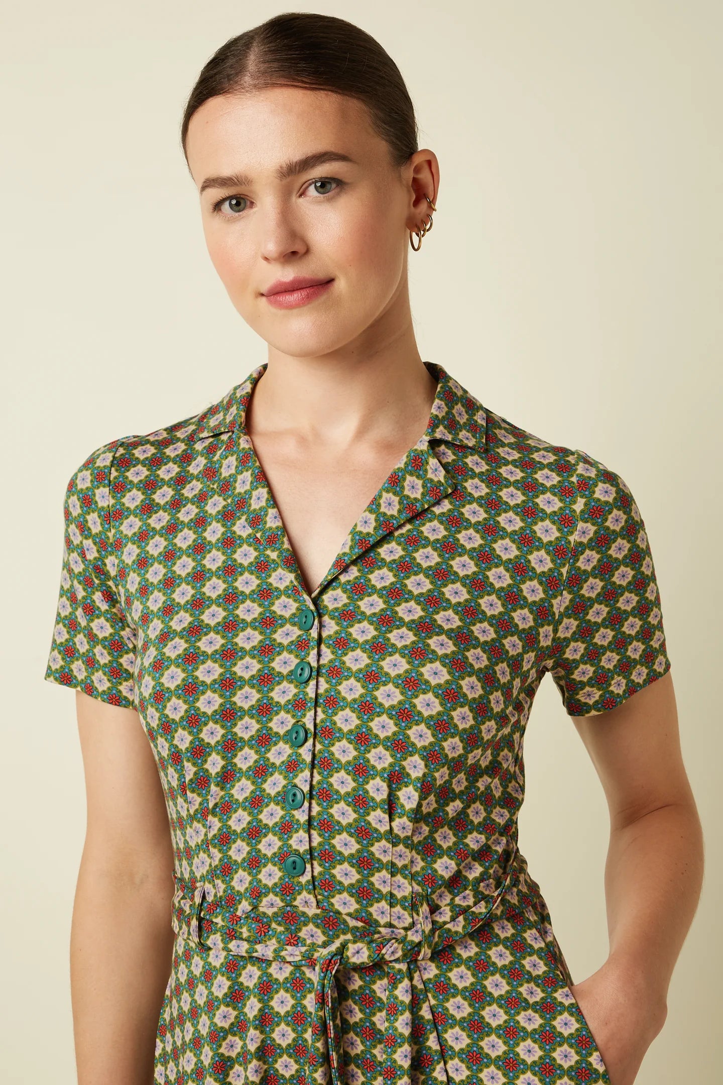 King Louie Sheeva Dress Jade
