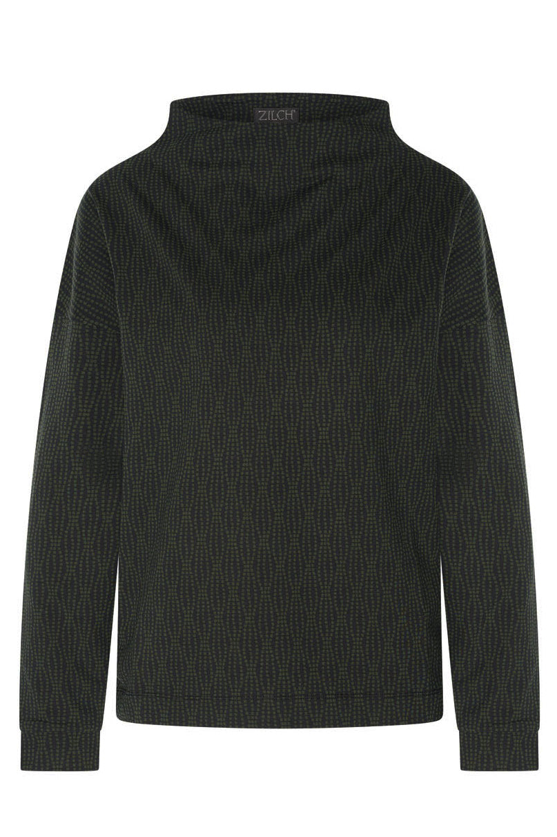 Zilch Top Turtleneck Waves