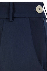 Weekend Doll High Waist Wide Leg Trousers #farve_navy