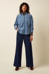 King Louie Fee Pocket Blouse Birch Cord