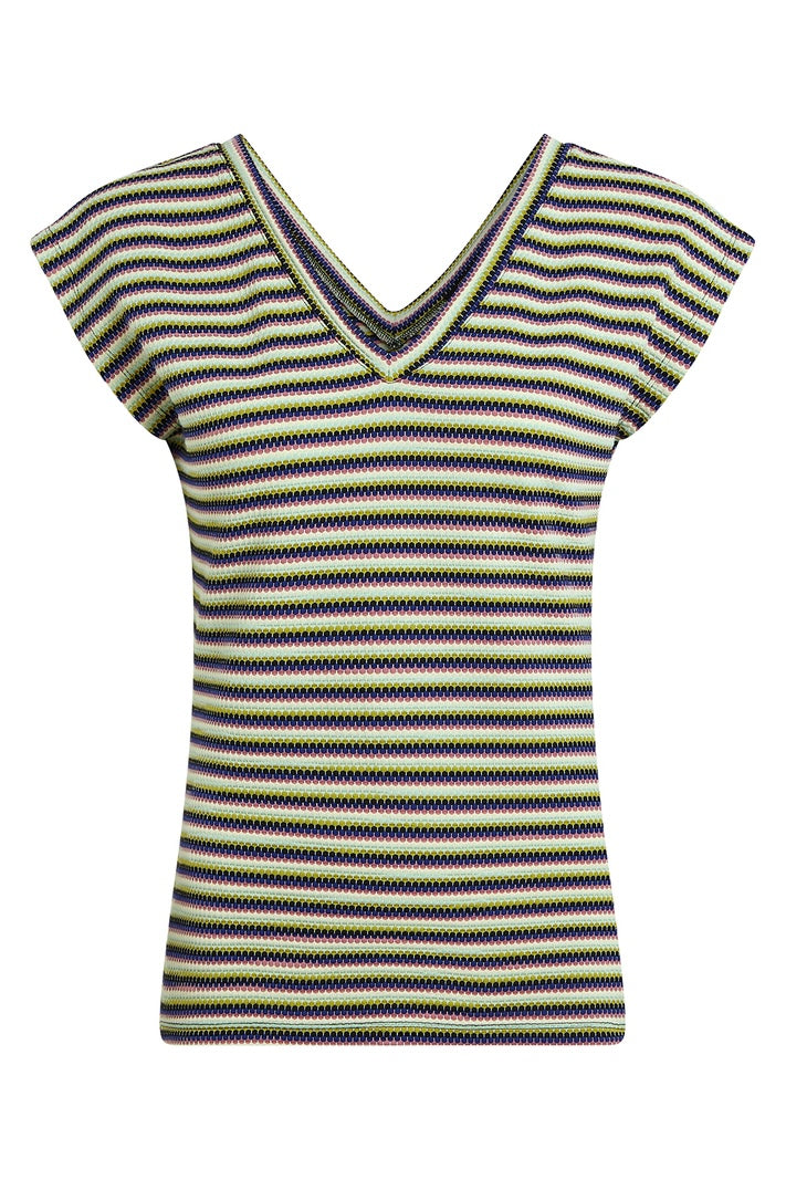 King Louie Double V Top Beebop Stripe