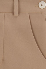 Weekend Doll High Waist Wide Leg Trousers #farve_tan