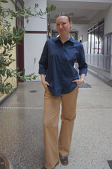 Amaze Norma Skjorte Bomuld #farve_navy