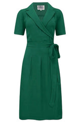 Seamstress of Bloomsbury Peggy Wrap Kjole #farve_green