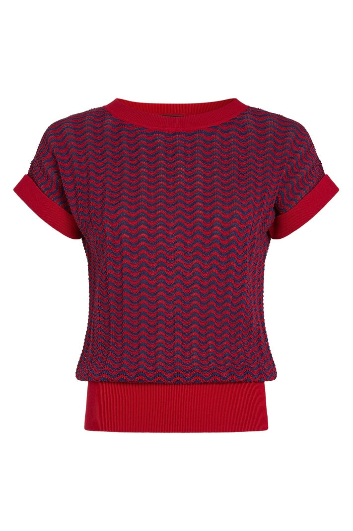 King Louie Boatneck Top Tide