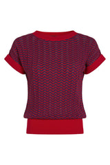 King Louie Boatneck Top Tide
