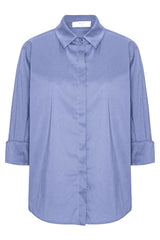 Amaze Norma Skjorte Bomuld #farve_jeans-blue