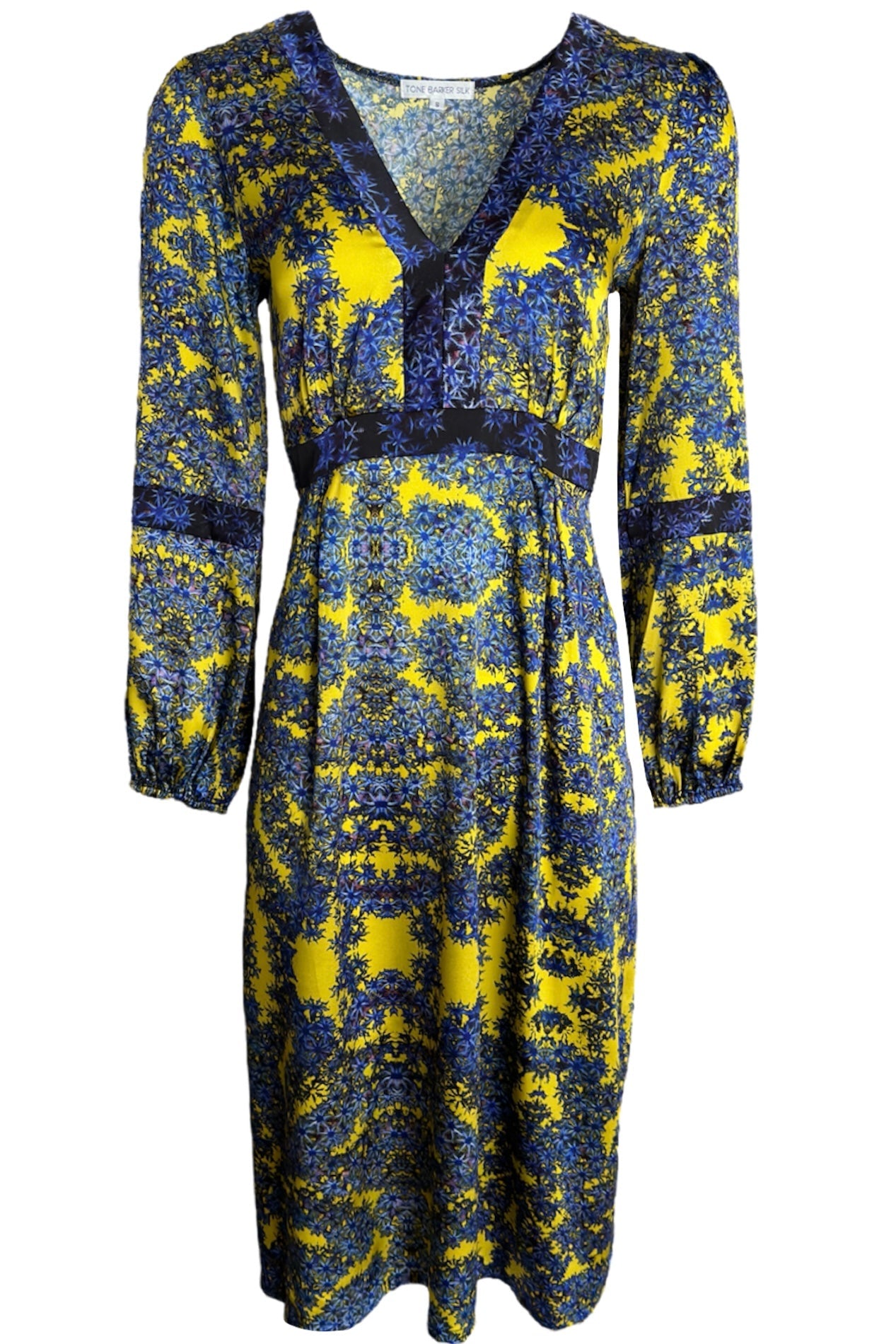 tone barker silk dress Maudacity. The classic dress in stretch silk satin (Sea-Mar)  Tone Barker  Silk