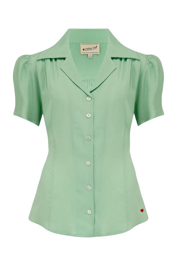 Weekend Doll Gene Blouse #farve_sage-green