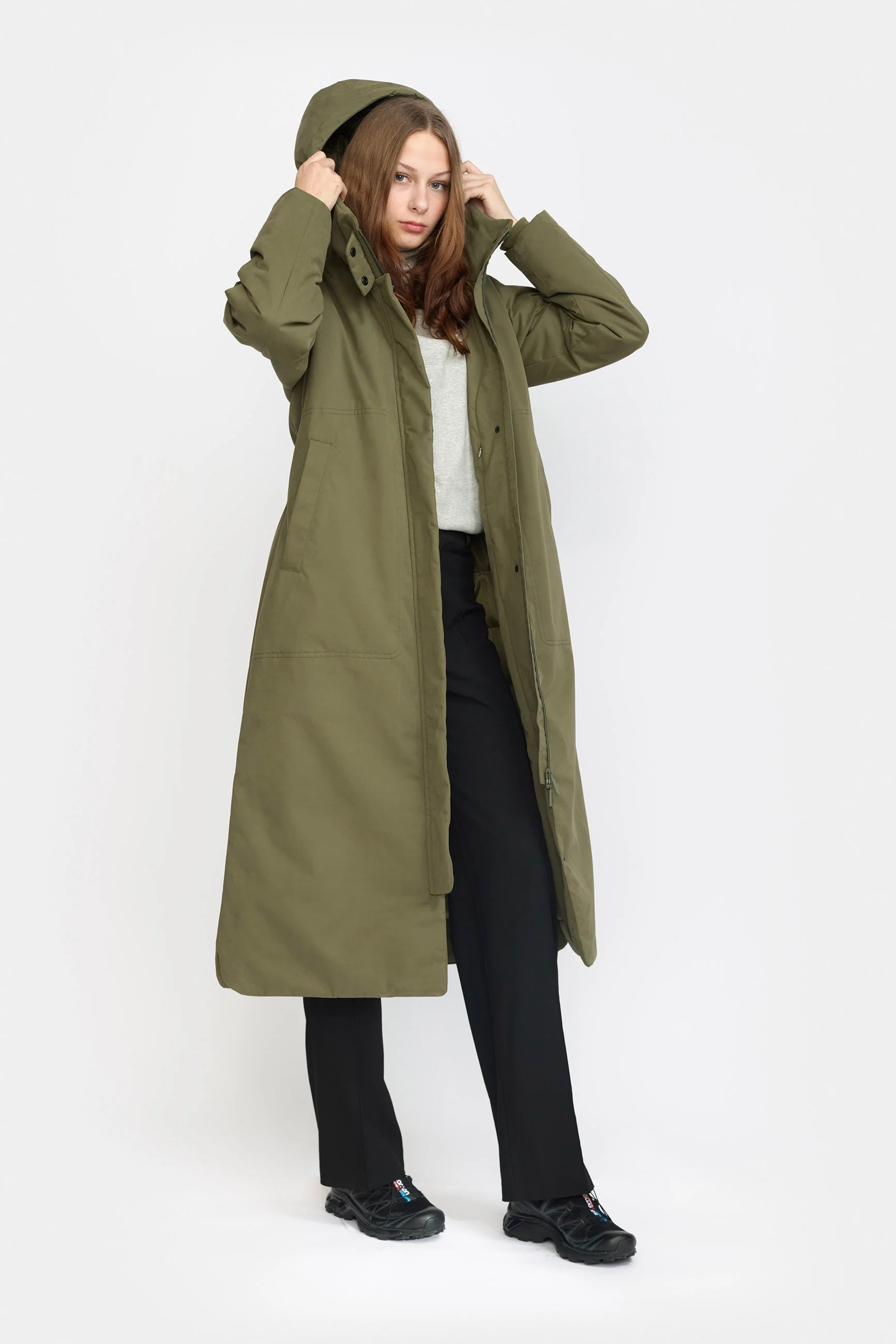 Selfhood Long Hooded Coat