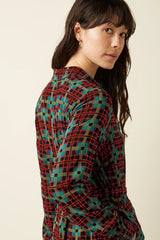 King Louie Olive Dress Duna