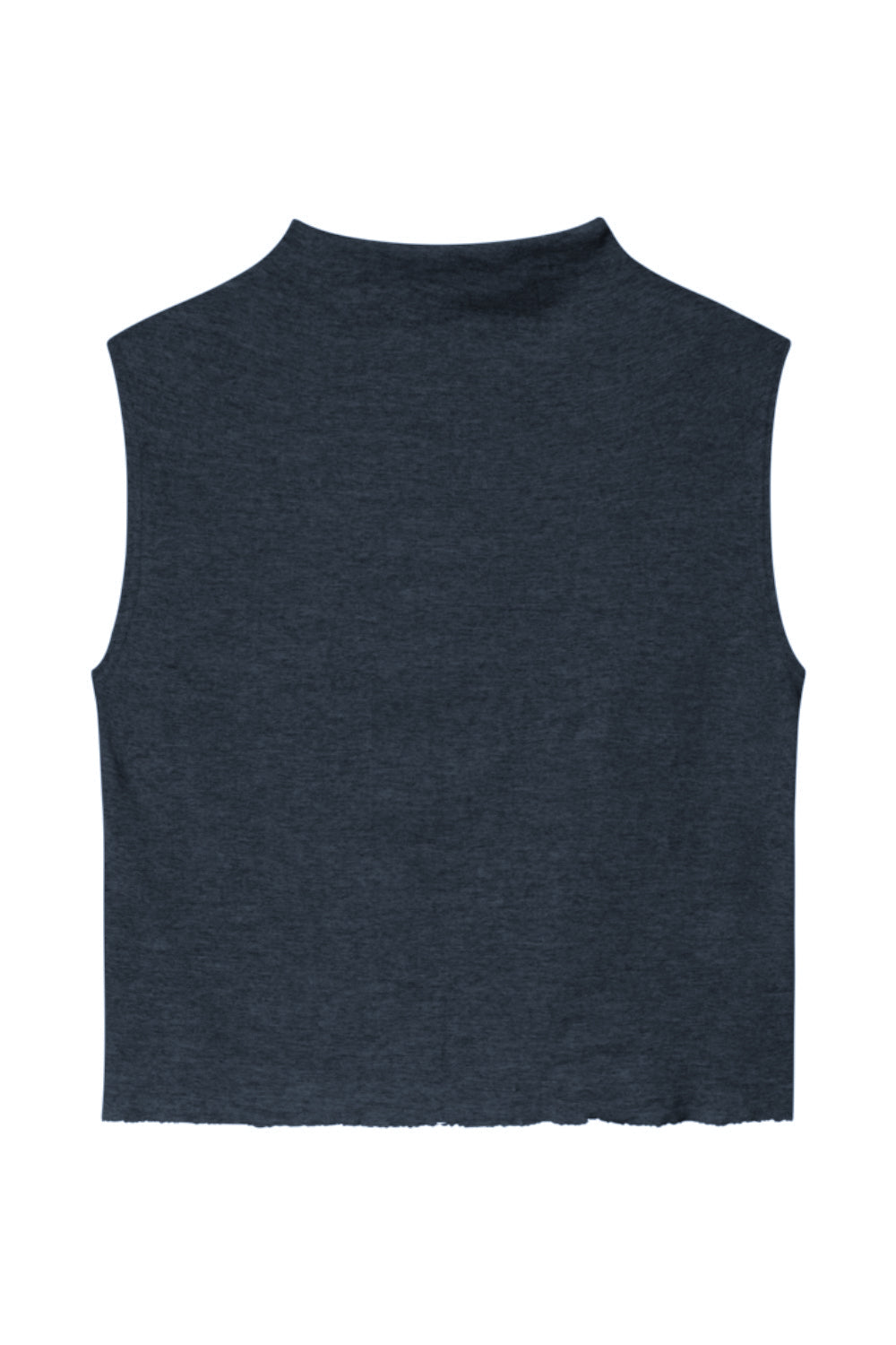 By Basics Box Vest Draped Neck