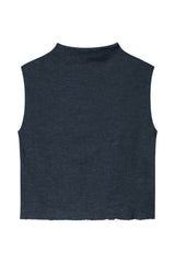 By Basics Box Vest Draped Neck