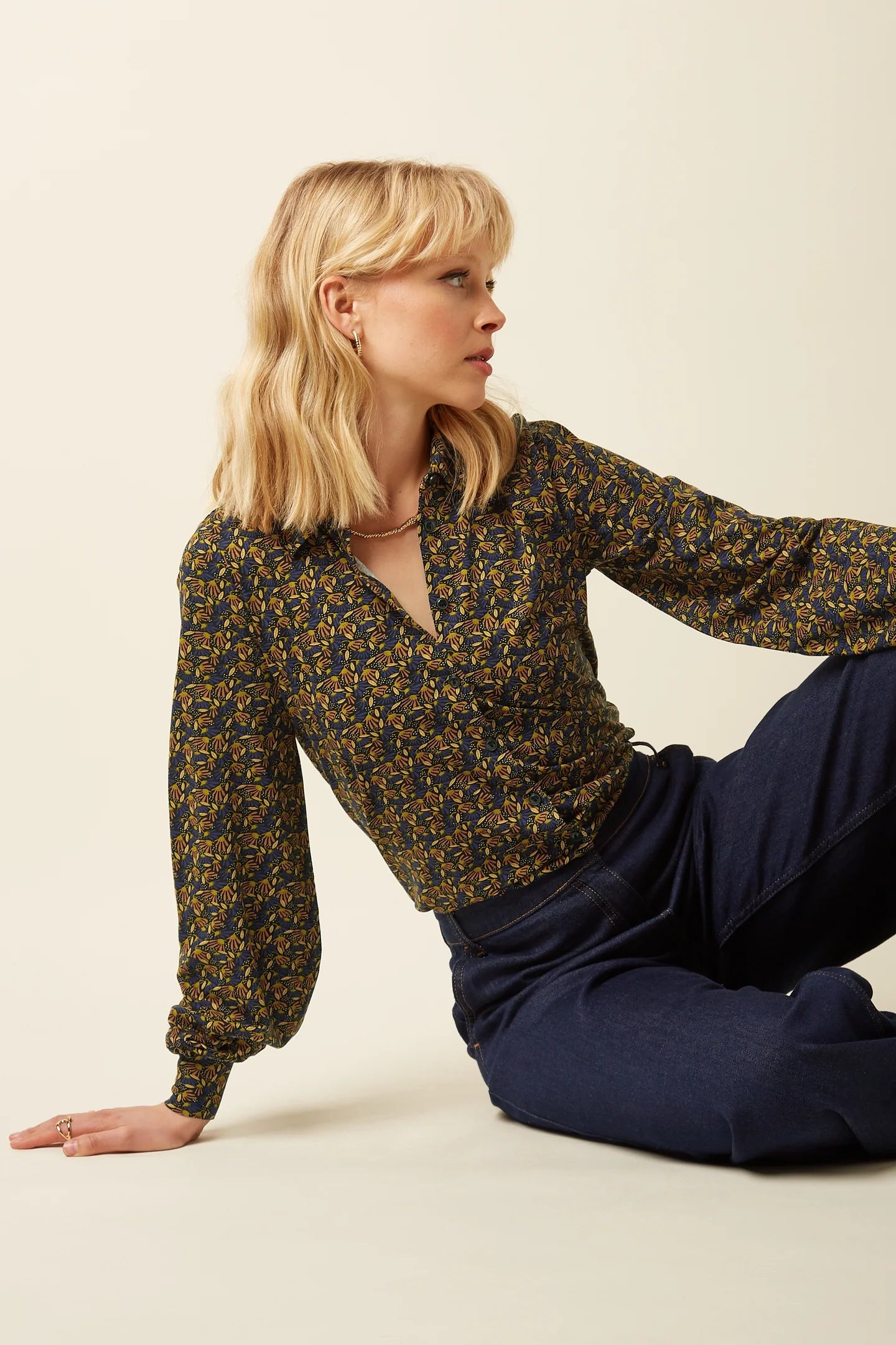 King Louie Maisie Blouse Mirth Jersey