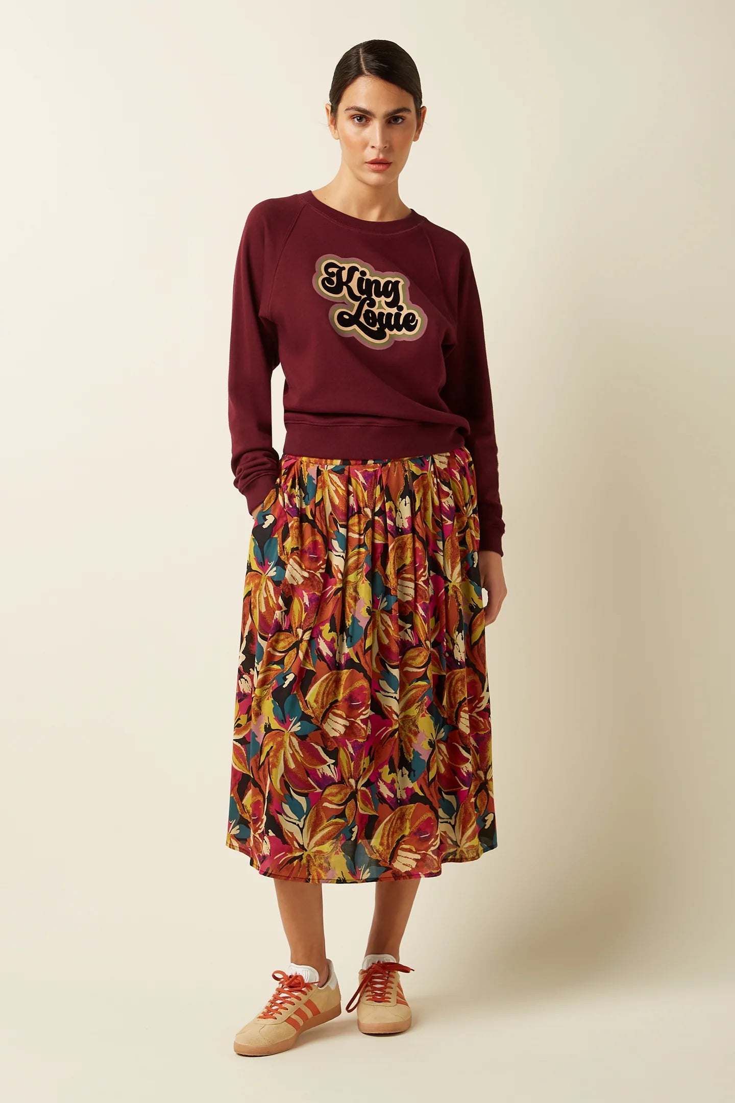 King Louie Febe Sweater Peachy