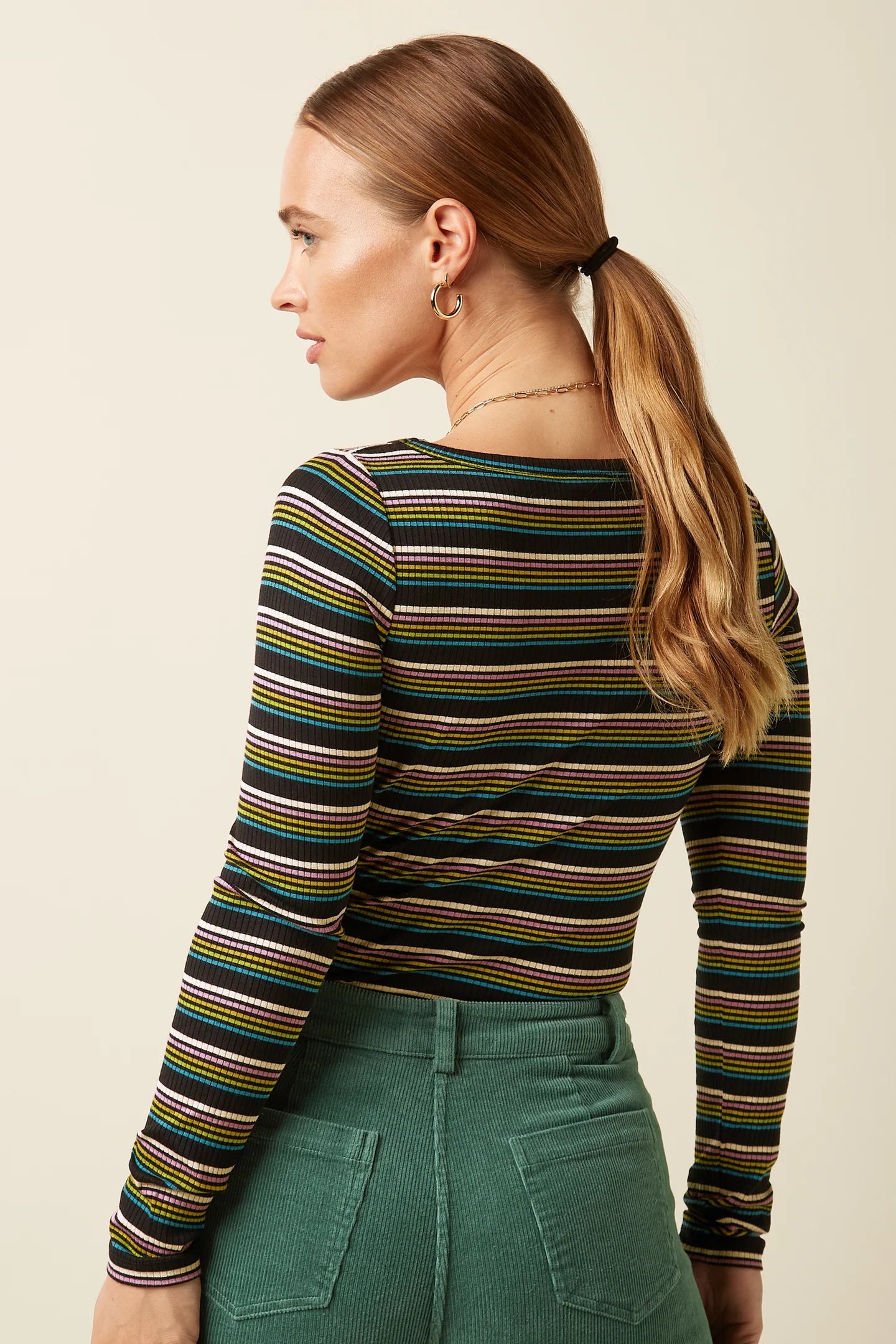 King Louie Lili Tee Frostine Stripe