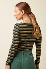 King Louie Lili Tee Frostine Stripe
