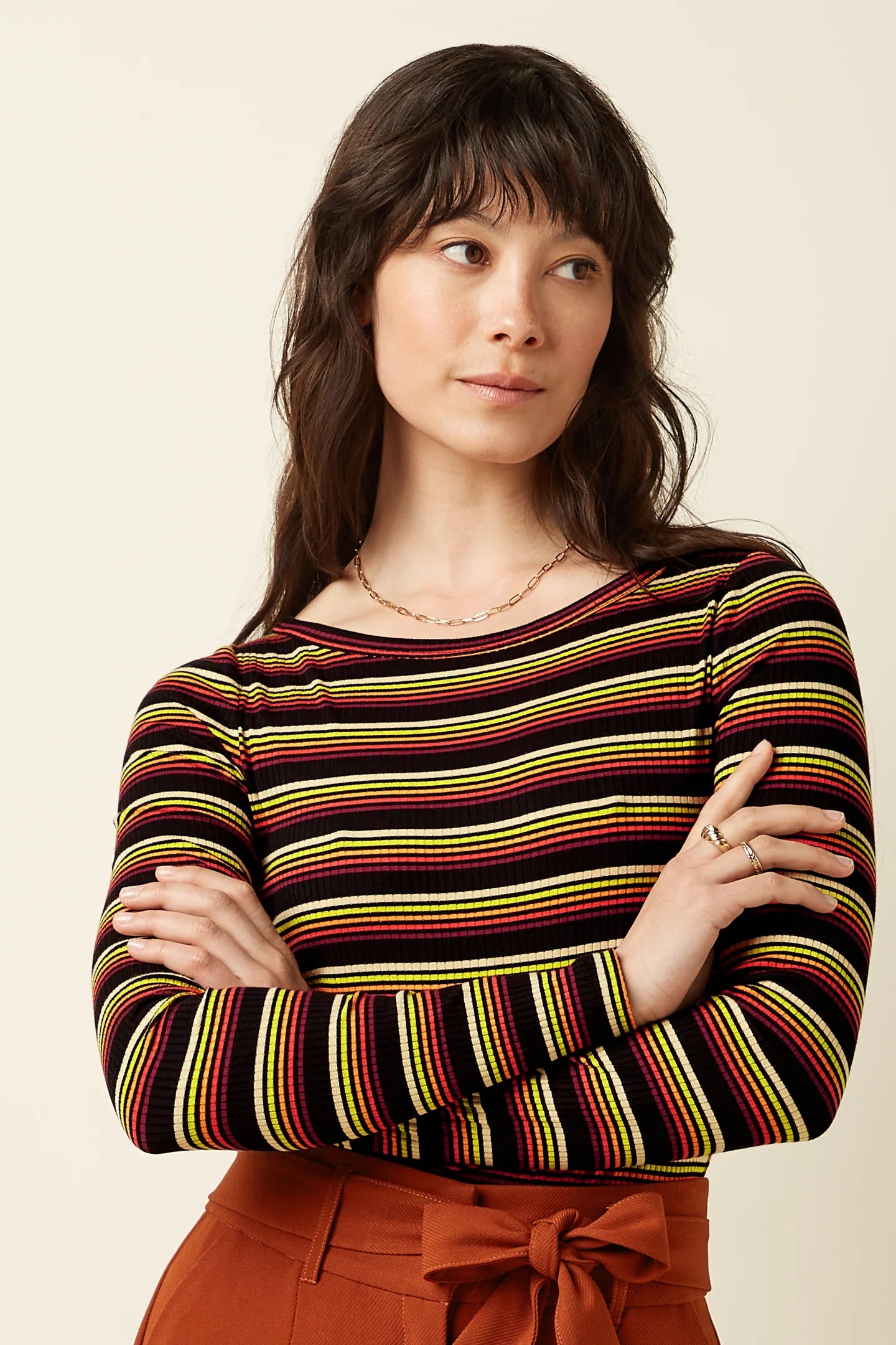 King Louie Lili Tee Frostine Stripe