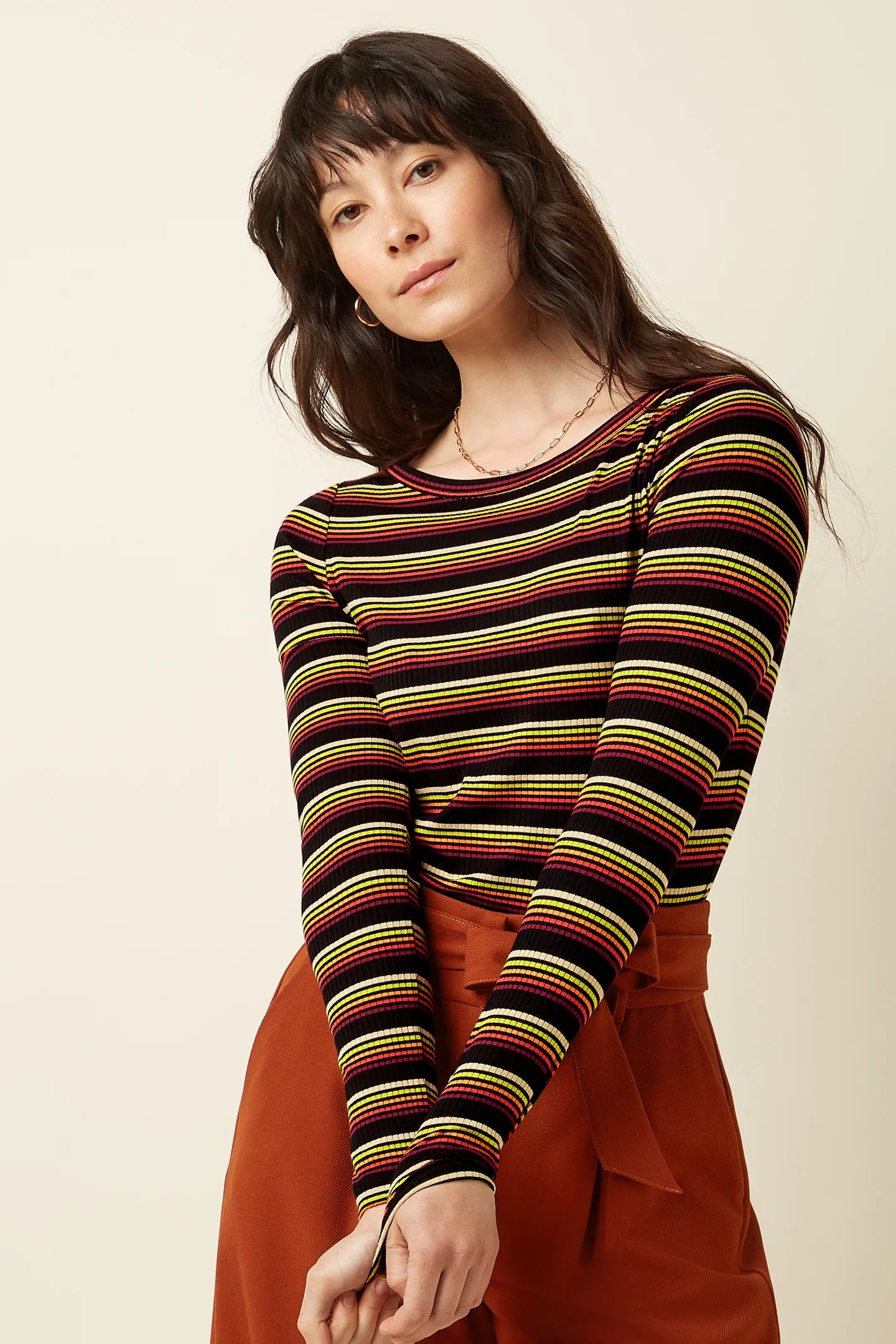 King Louie Lili Tee Frostine Stripe