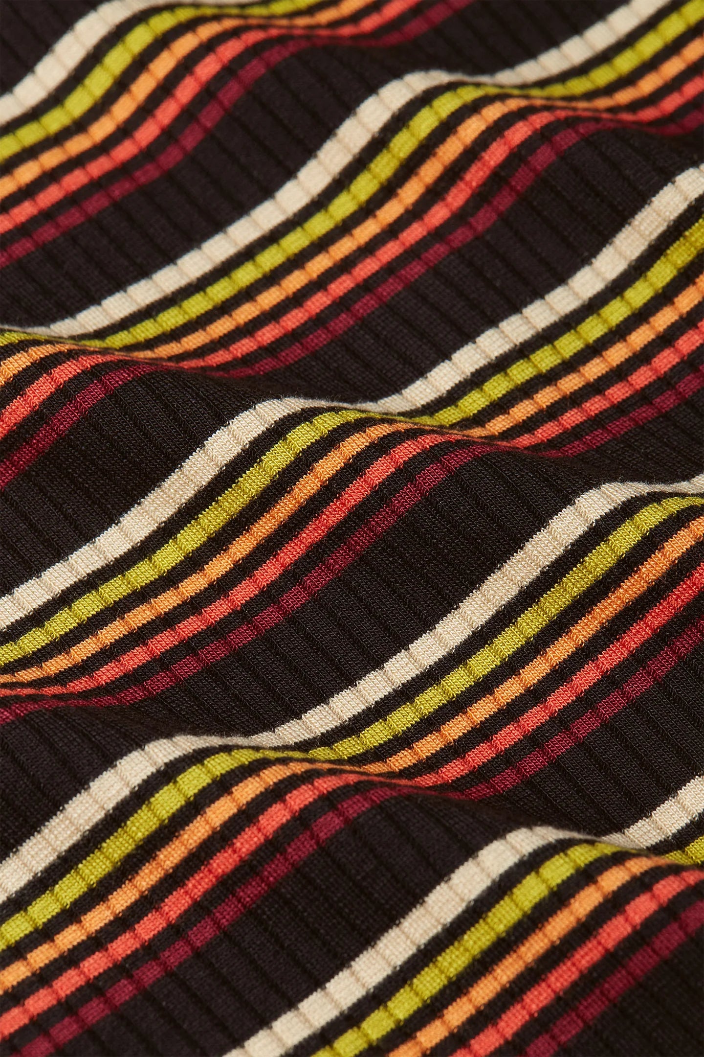 King Louie Rollneck Top Frostine Stripe