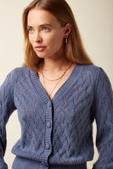 King Louie Cardigan V Farfalle