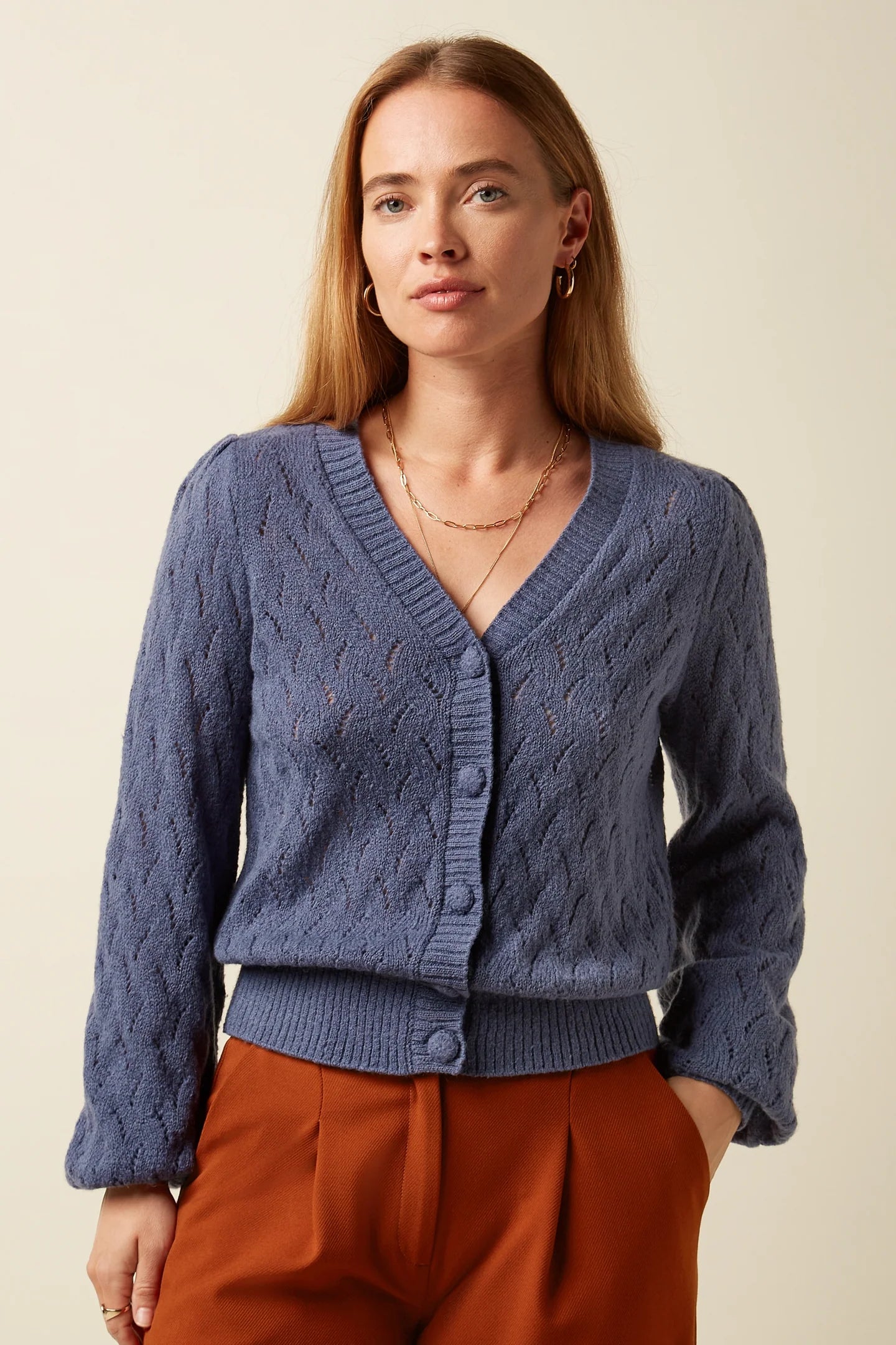 King Louie Cardigan V Farfalle