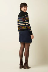 King Louie Olivia Zip Skirt Walker Denim