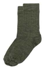 Joha Women Fine Rib Wool Socks