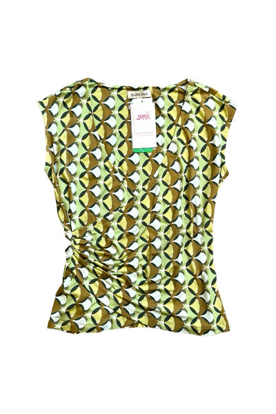 Surkana Givi Sleeveless V-neck T-shirt #farve_green