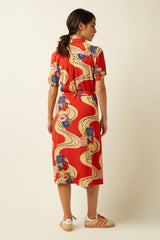King Louie Olive Dress Ember