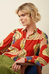 King Louie Winona Blouse Ember