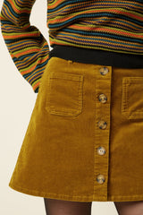 King Louie Garbo Skirt Corduroy