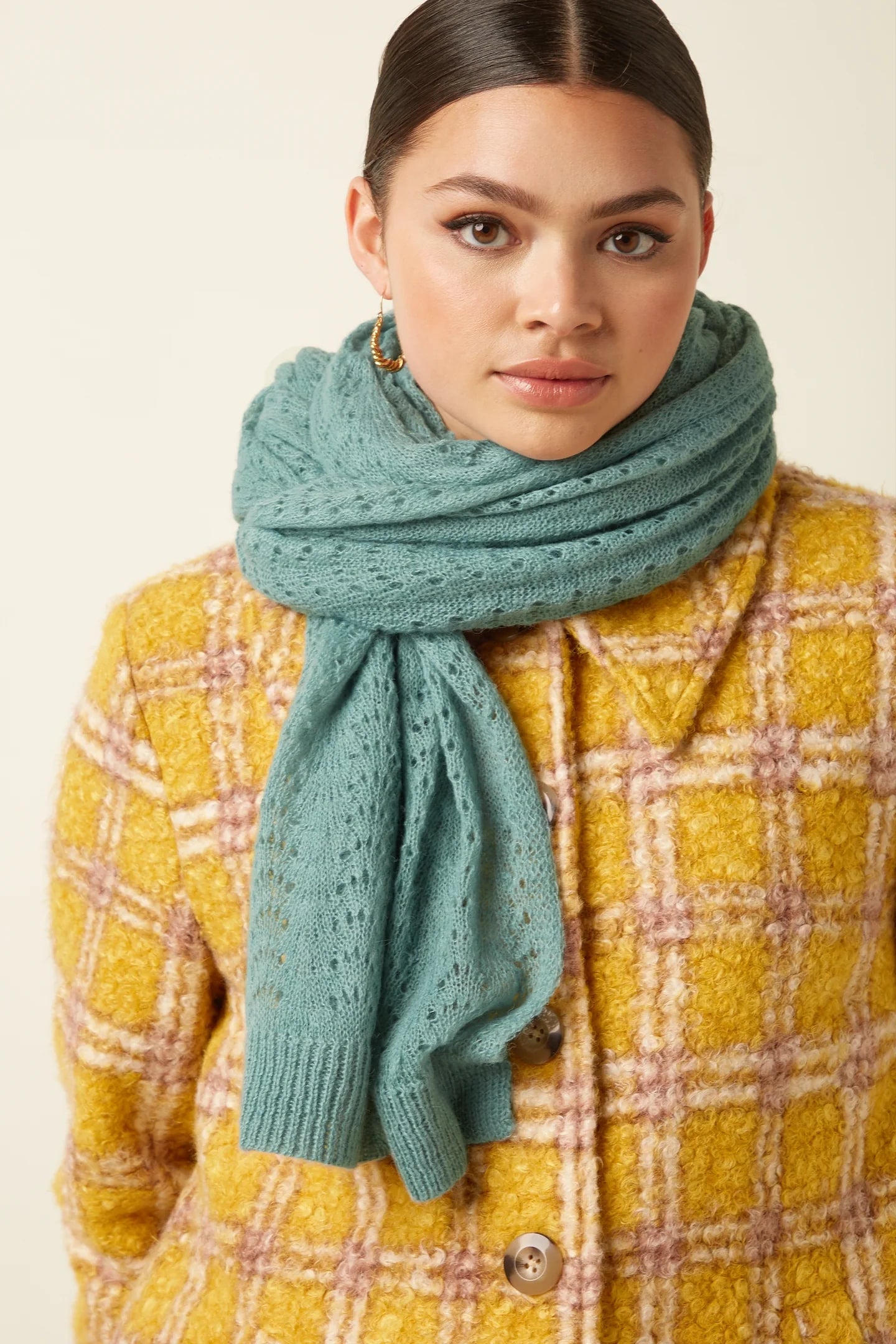 King Louie Scarf Ajour Carre