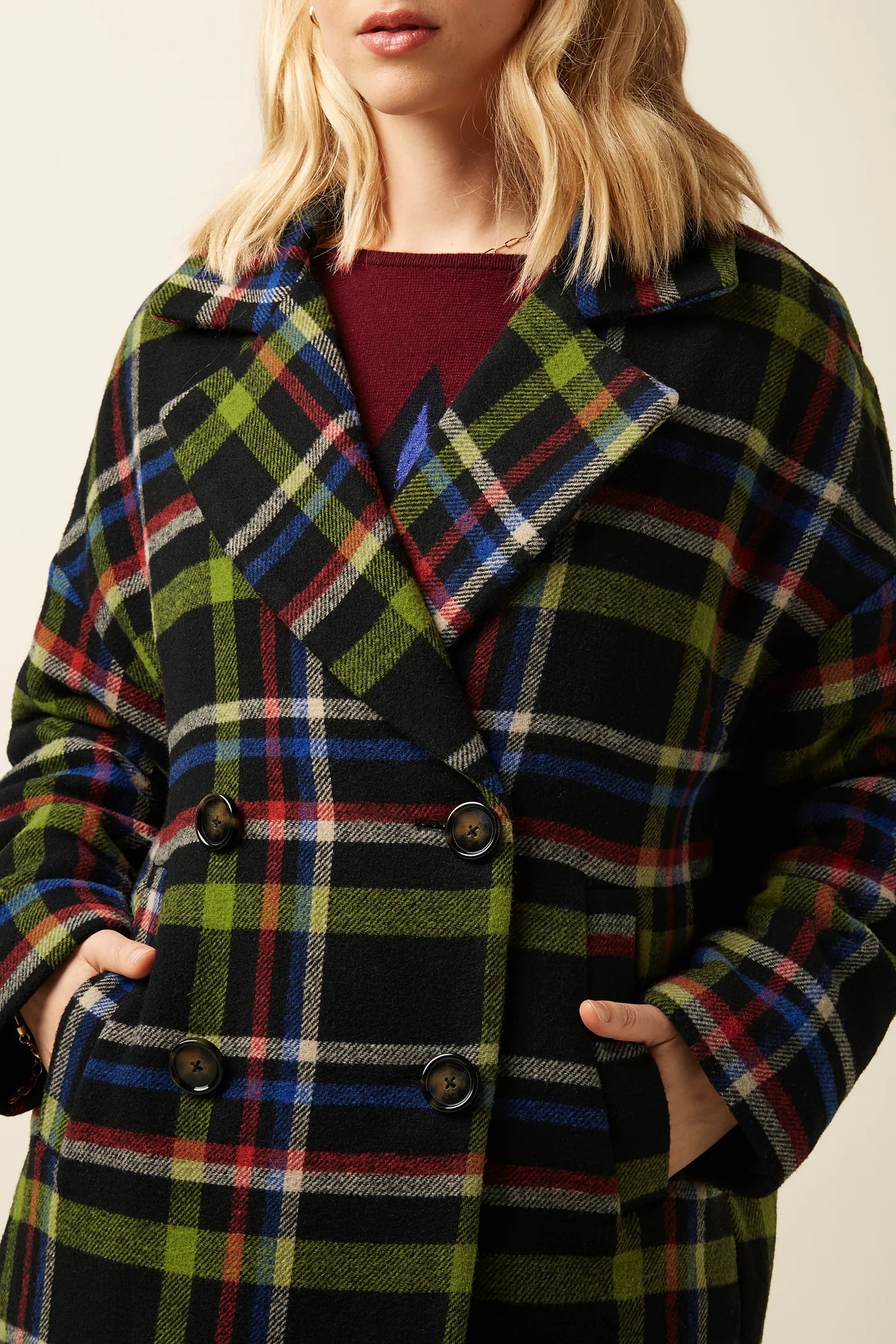 King Louie Nia Coat Karly Check
