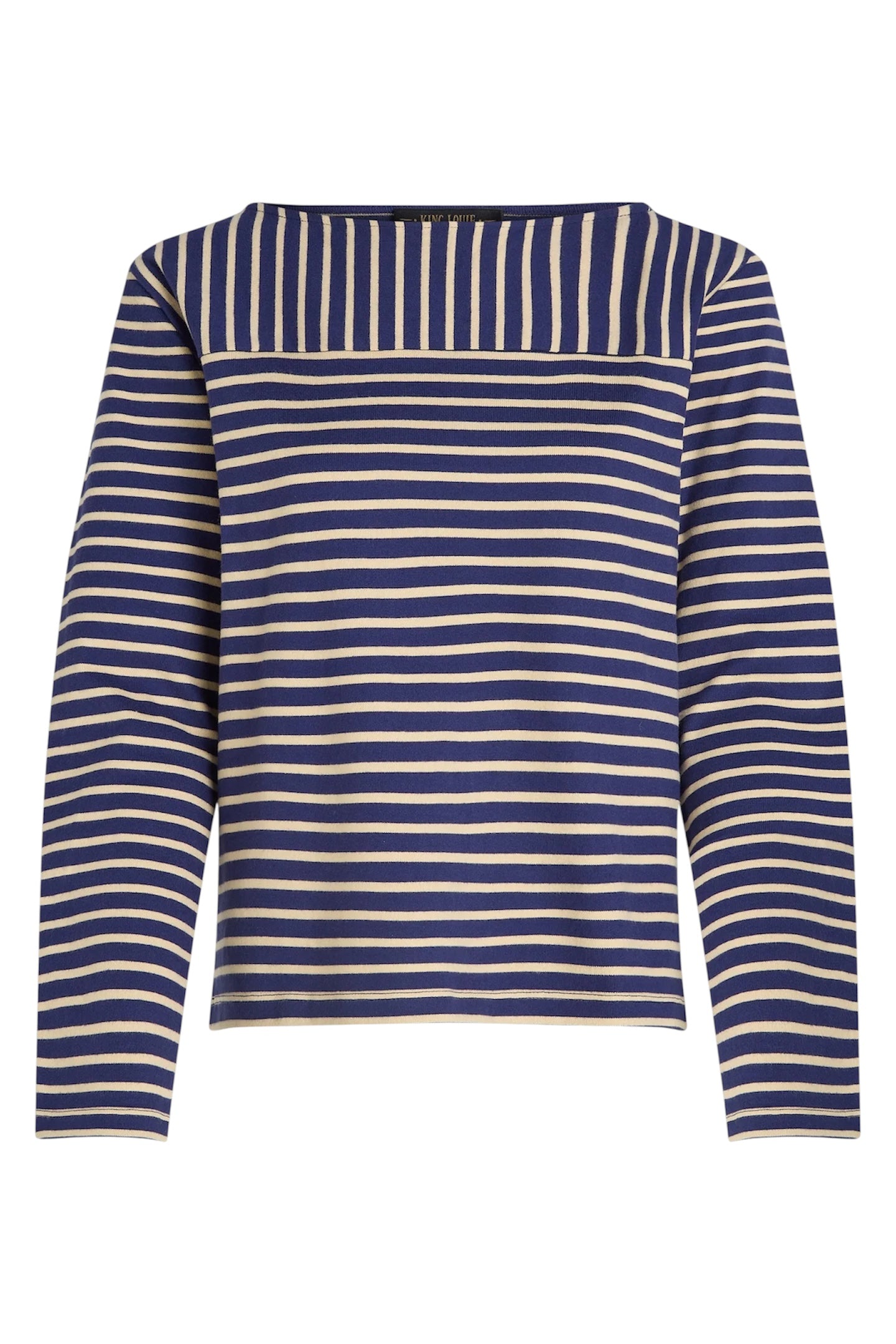 King Louie Boatneck Yoke Top Britney Stripe