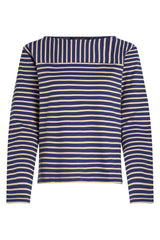 King Louie Boatneck Yoke Top Britney Stripe