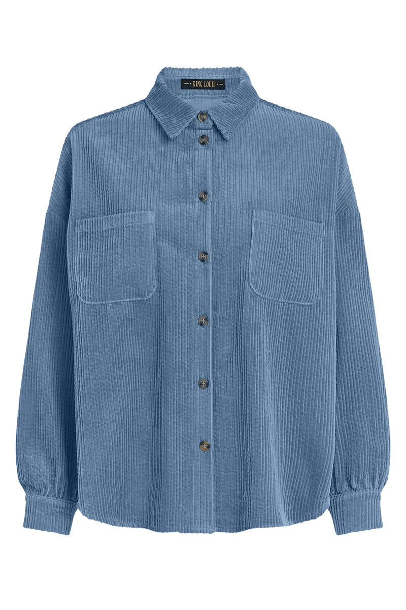 King Louie Fee Pocket Blouse Birch Cord
