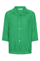 Amaze Hør Skjorte #farve_summer-green