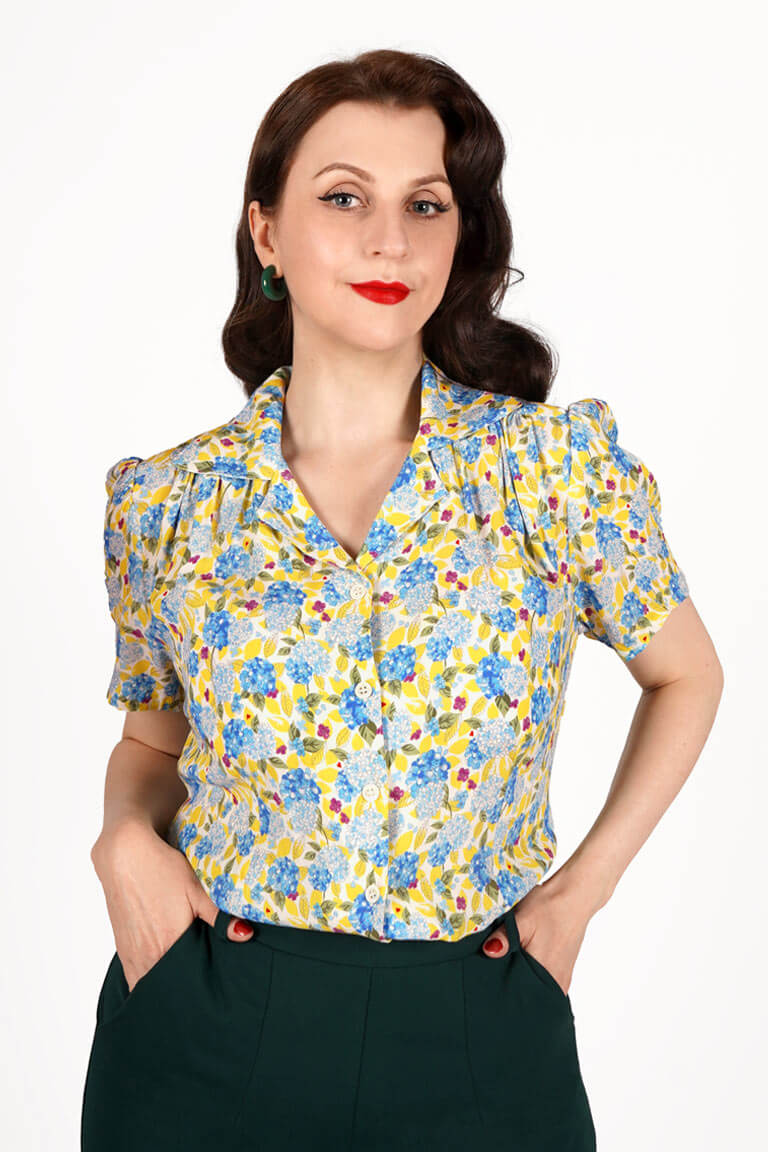 Weekend Doll Gene Blouse #farve_yellow-hydrangea