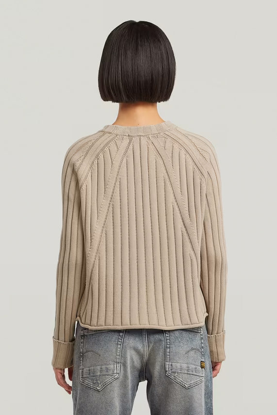 G-Star Washed Loose Round Knit