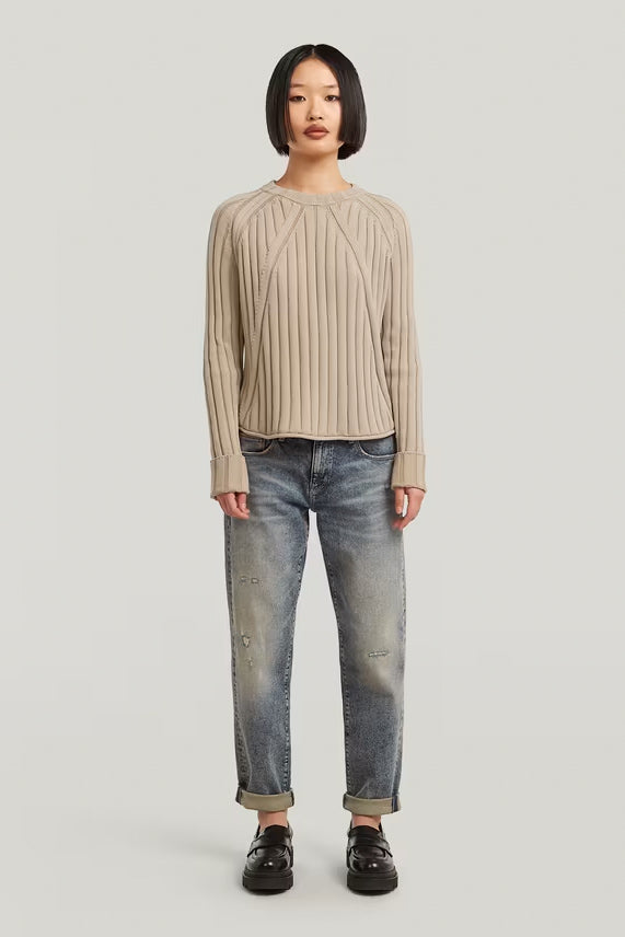 G-Star Washed Loose Round Knit
