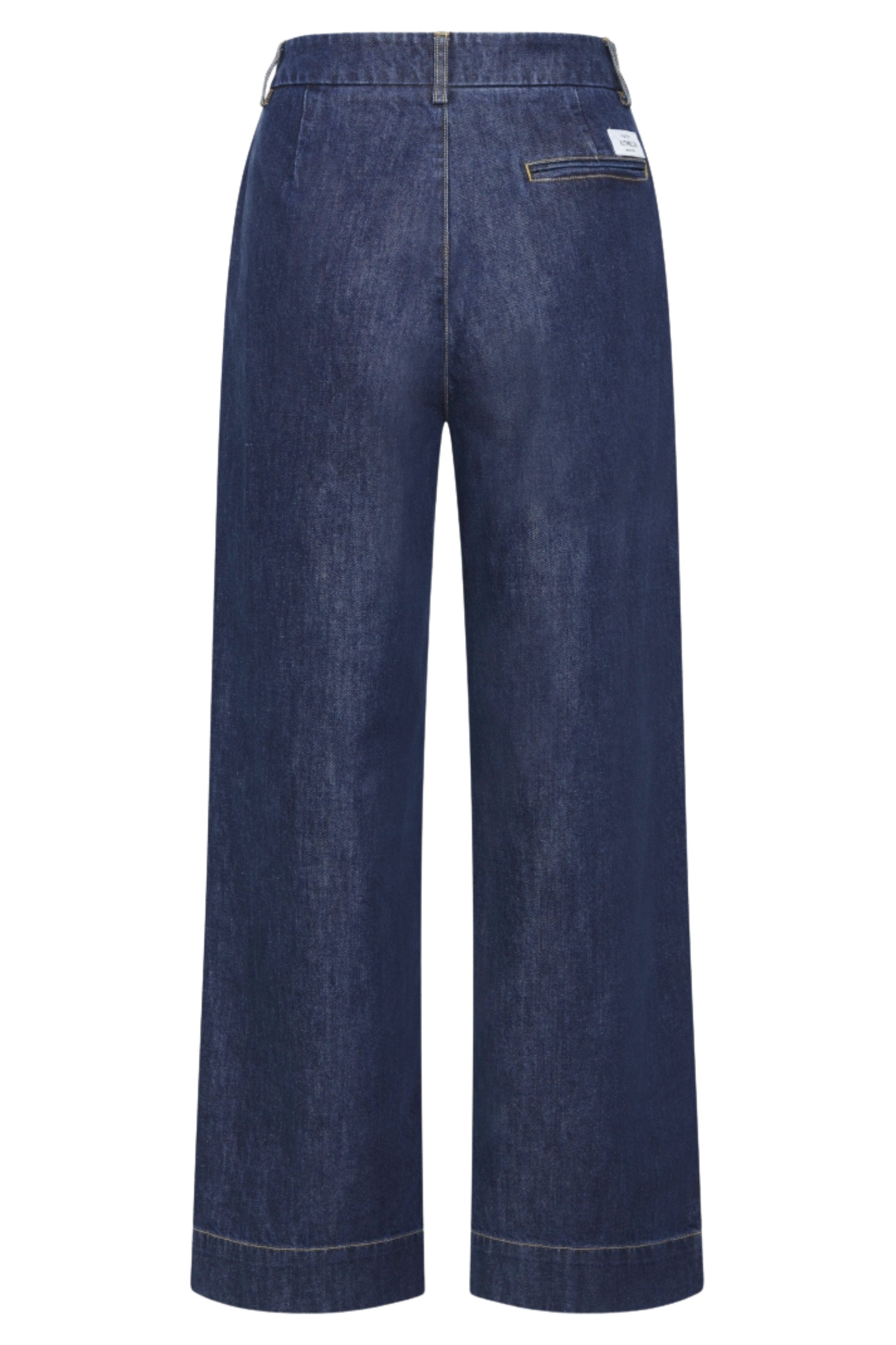 Klitmøller Lydia Denim Pant Dark Blue Stonewash Mørk Denim #farve_dark-blue-stonewash
