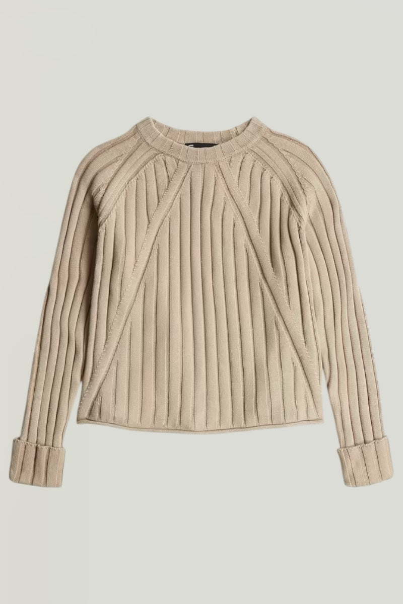 G-Star Washed Loose Round Knit