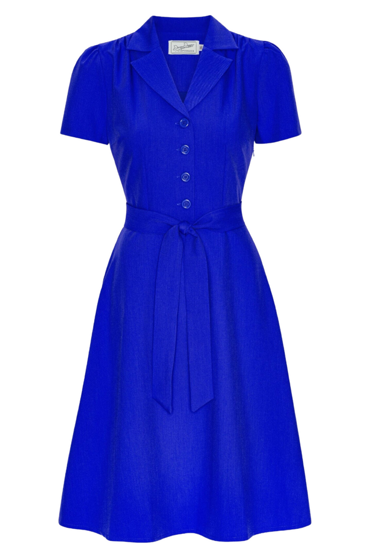 Daisy Dapper Betty Shirtdress #farve_cobalt