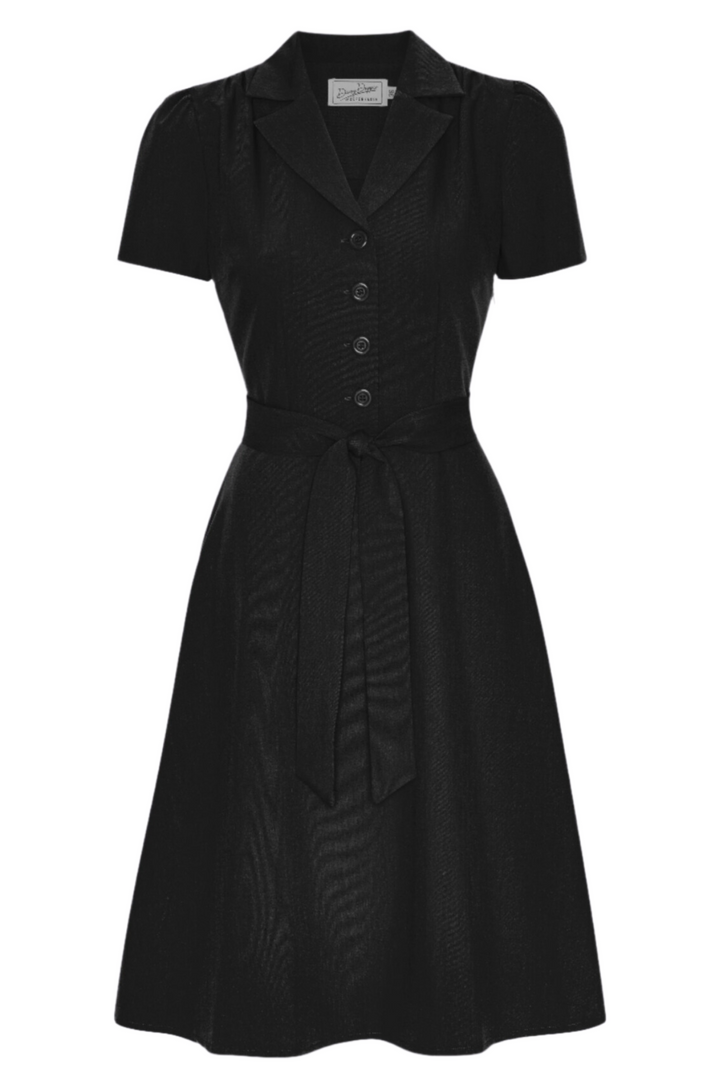 Daisy Dapper Betty Shirtdress #farve_black