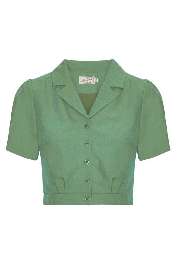 Daisy Dapper Daisy Shirt #farve_dusty-green